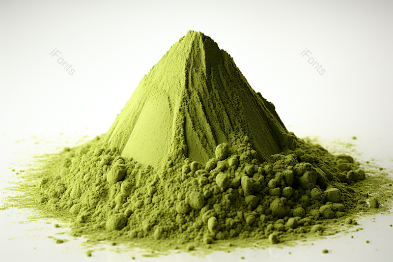 白色背景上的抹茶粉,高清,摄影图,摄影图片,图片大全,摄影图免费下载
